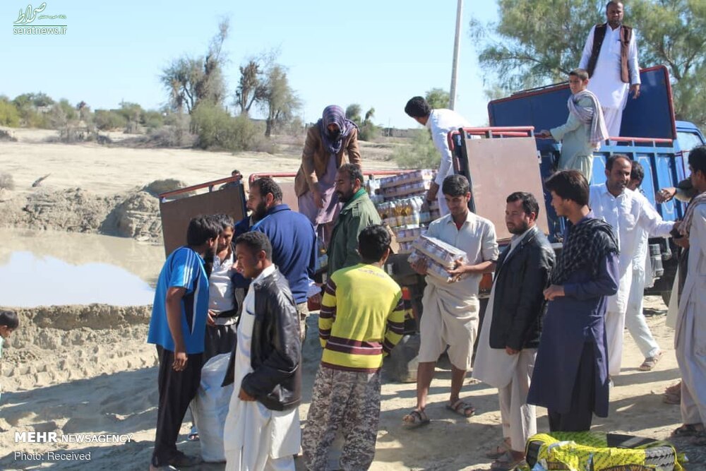 کمک به سیل زدگان سیستان و بلوچستان